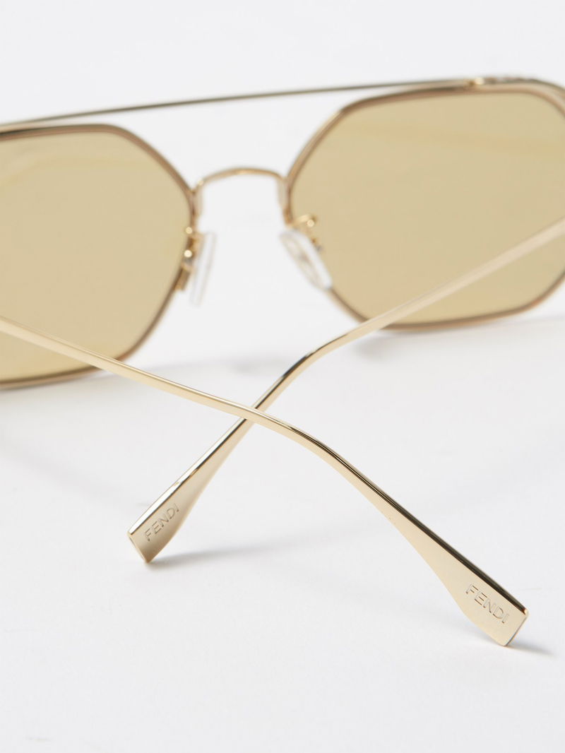 Fendi Men's O'Lock Aviator-Style Sunglasses