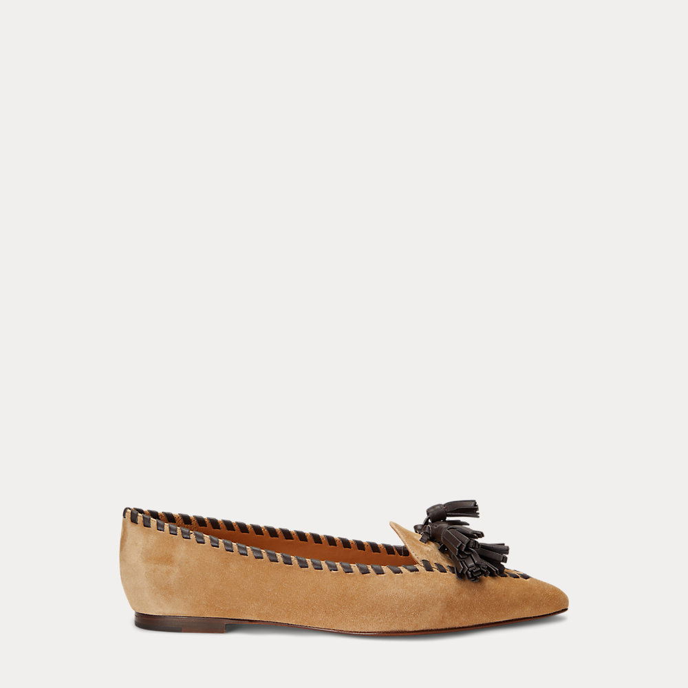 POLO RALPH LAUREN TwoTone Tasselled Suede Loafer Endource