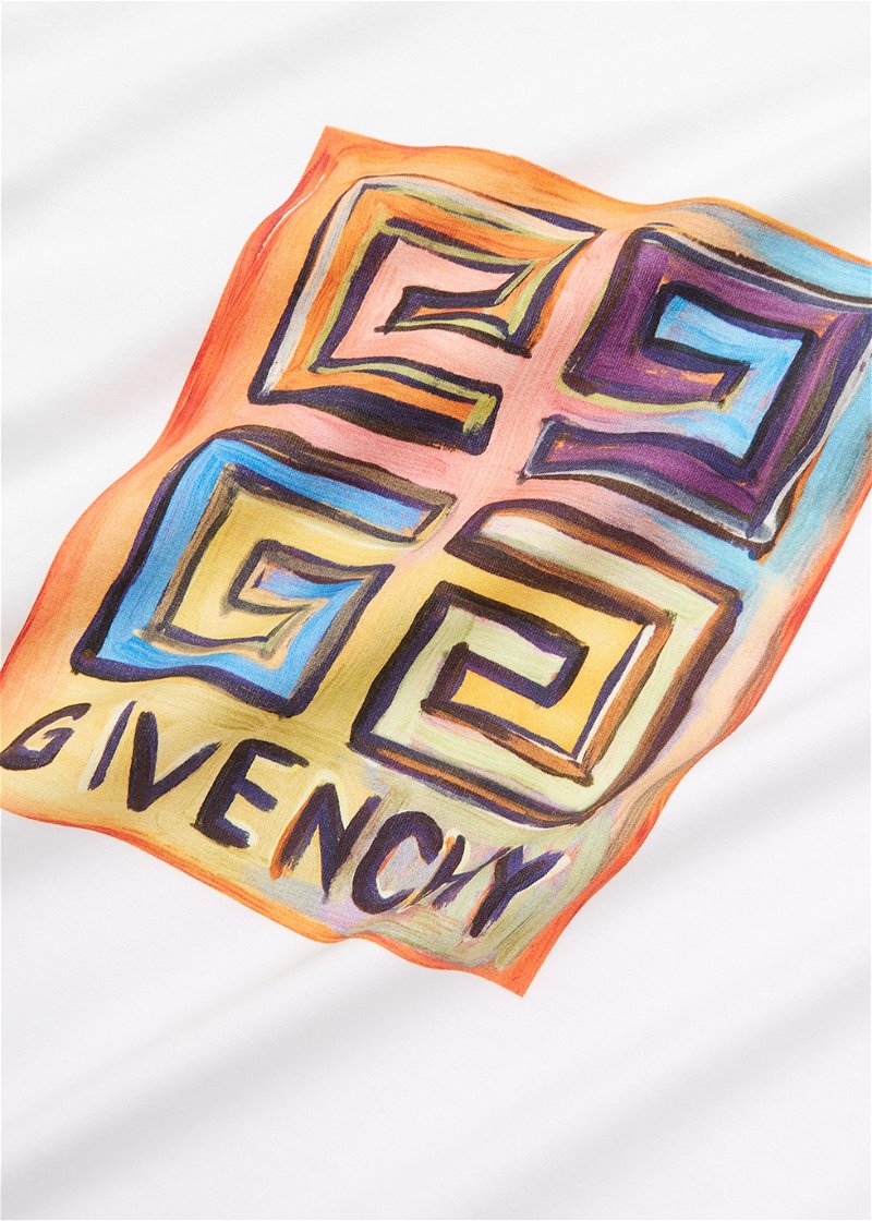 GIVENCHY Givenchy x Josh Smith Appliquéd Cotton T-Shirt