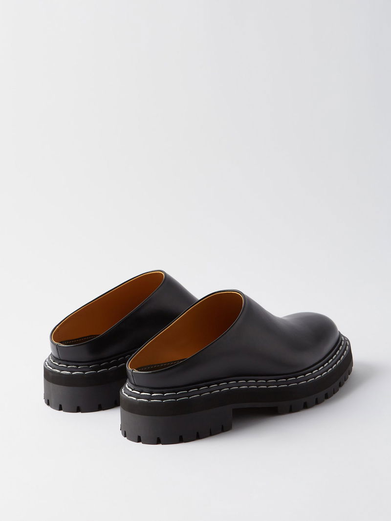 PROENZA SCHOULER Leather Backless Loafers endource