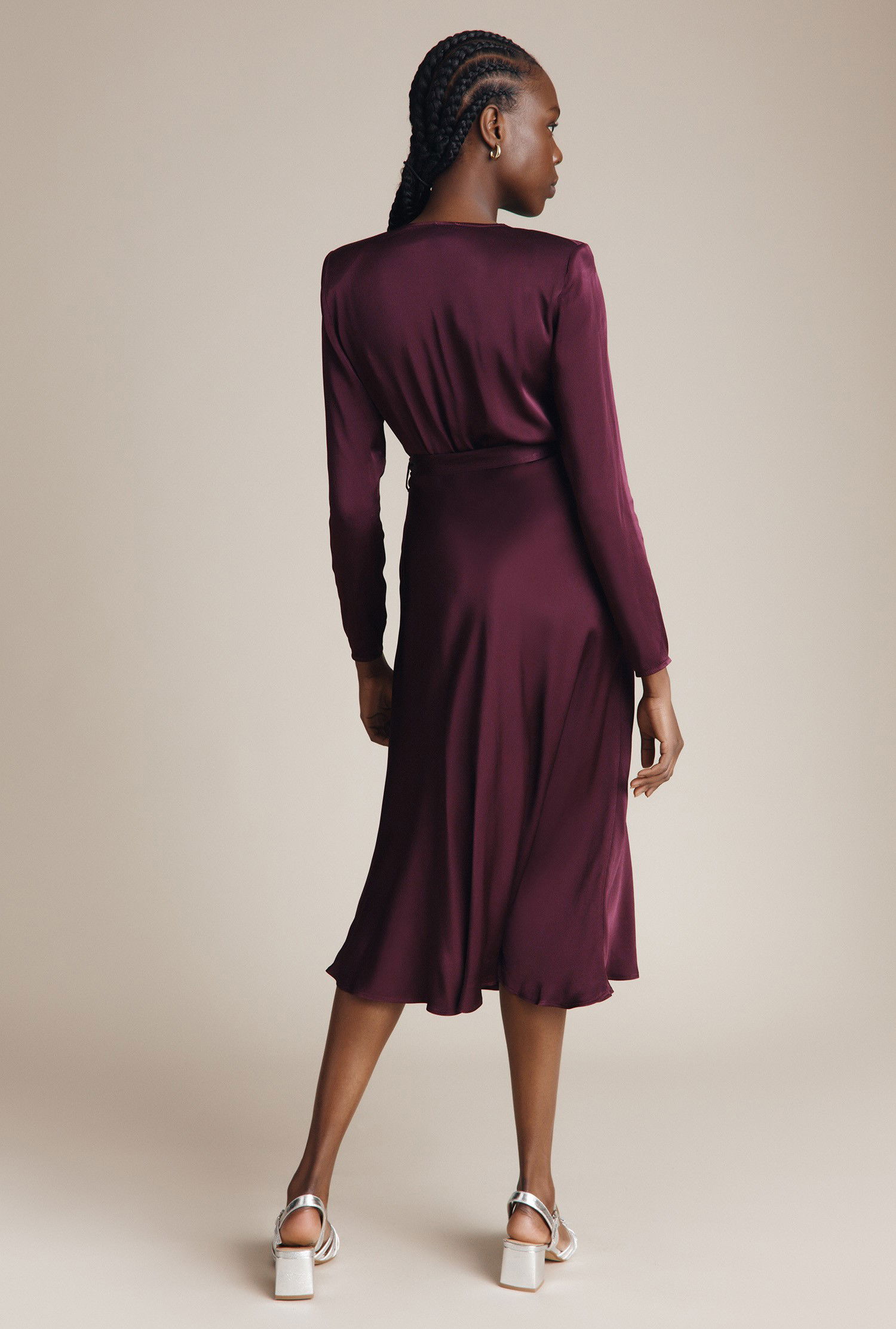 slim fit dress slacks Rent Ghost Green Stella Maxi Slip Dress main image 1