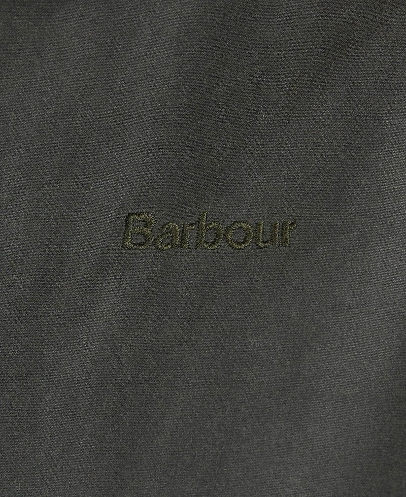BARBOUR Vital Waxed Jacket in Black/Classic Endource