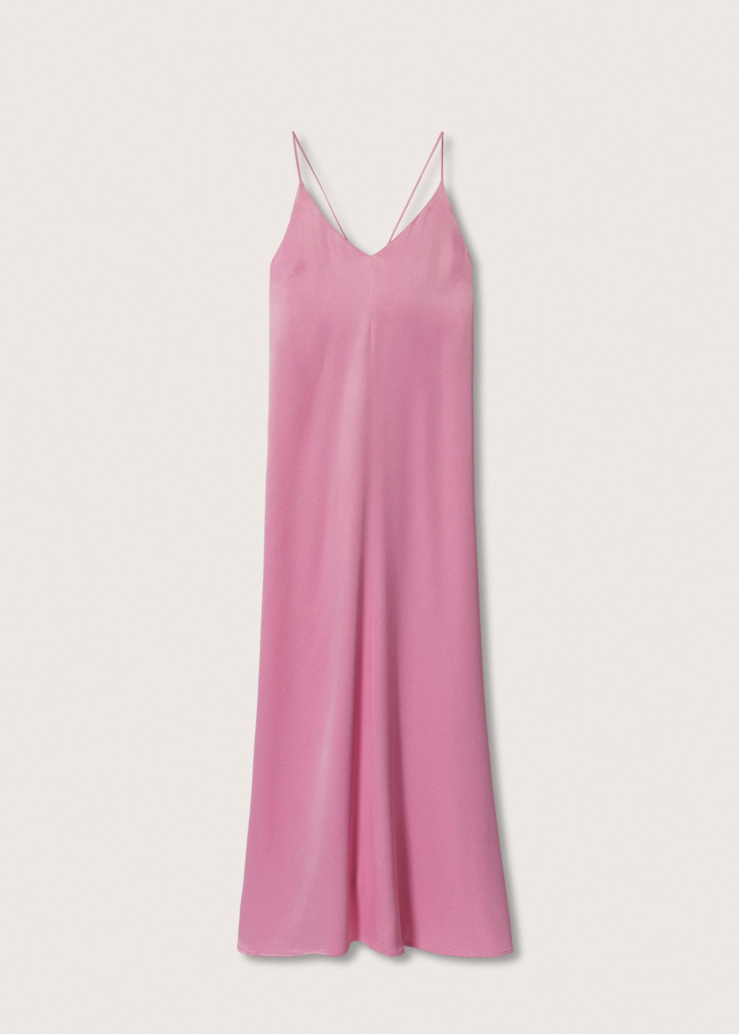 Satin Back Crepe Column Woven Midaxi Dress