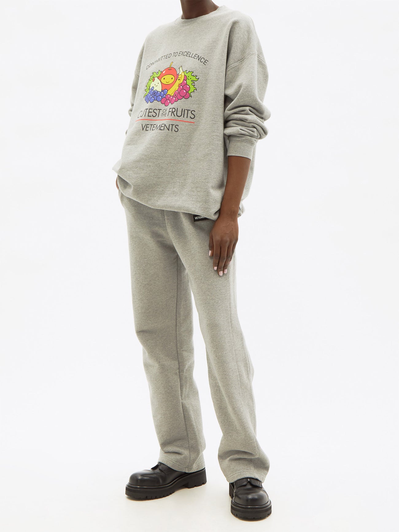 Vetements Cutest Of The Fruits-Print Jersey Sweatshirt | endource