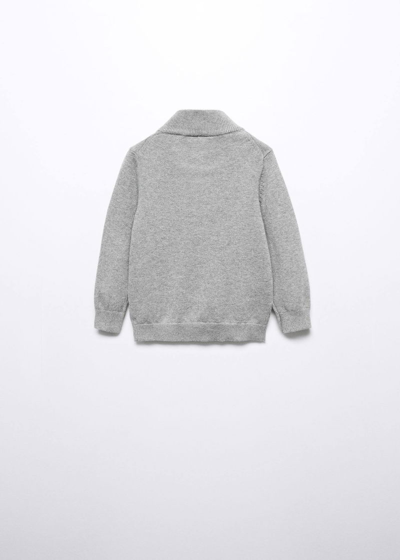 MANGO Zip Knit Sweater endource