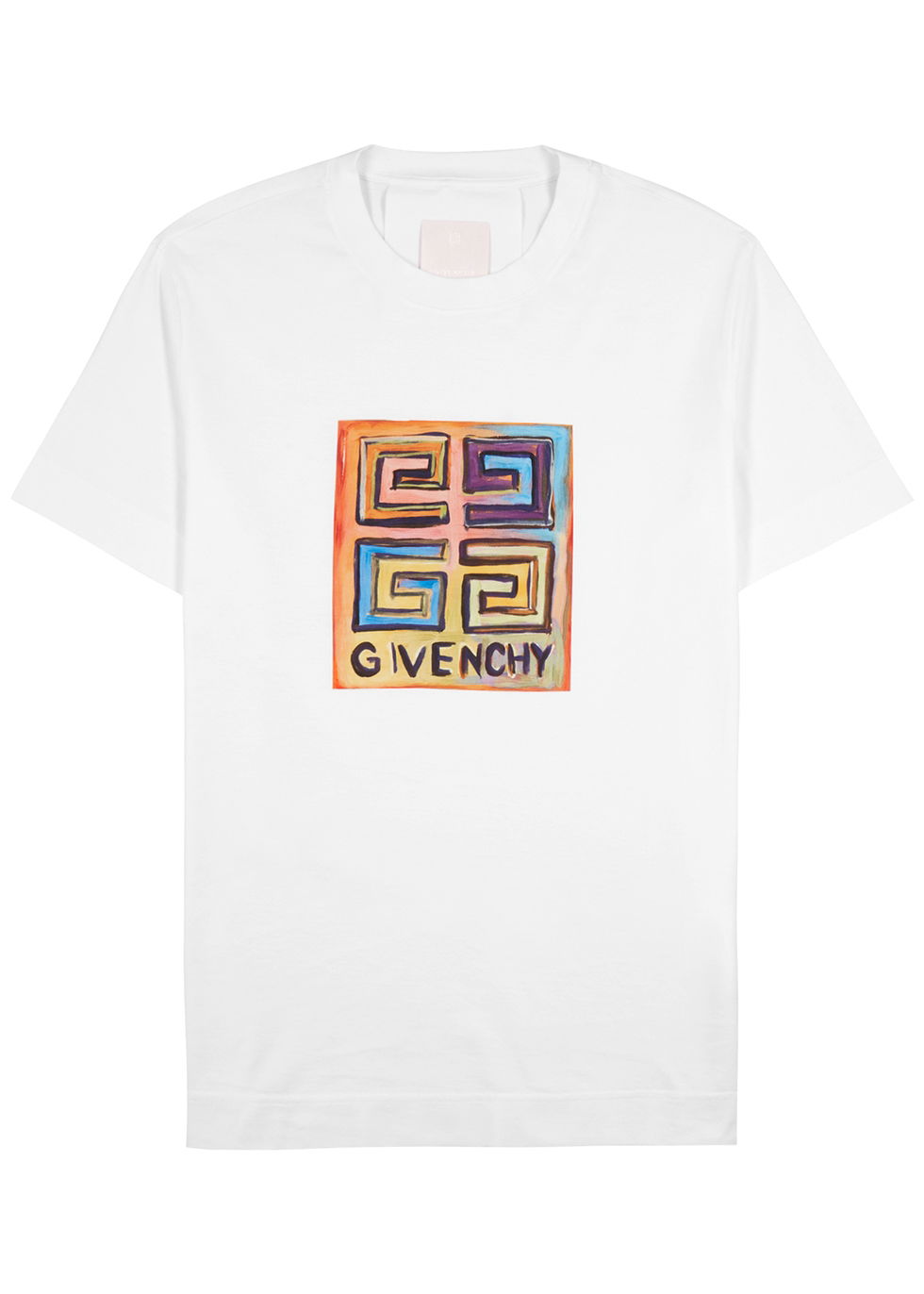 Givenchy X Josh Smith Ceramic Print Oversize Graphic Tee In Multicoloured