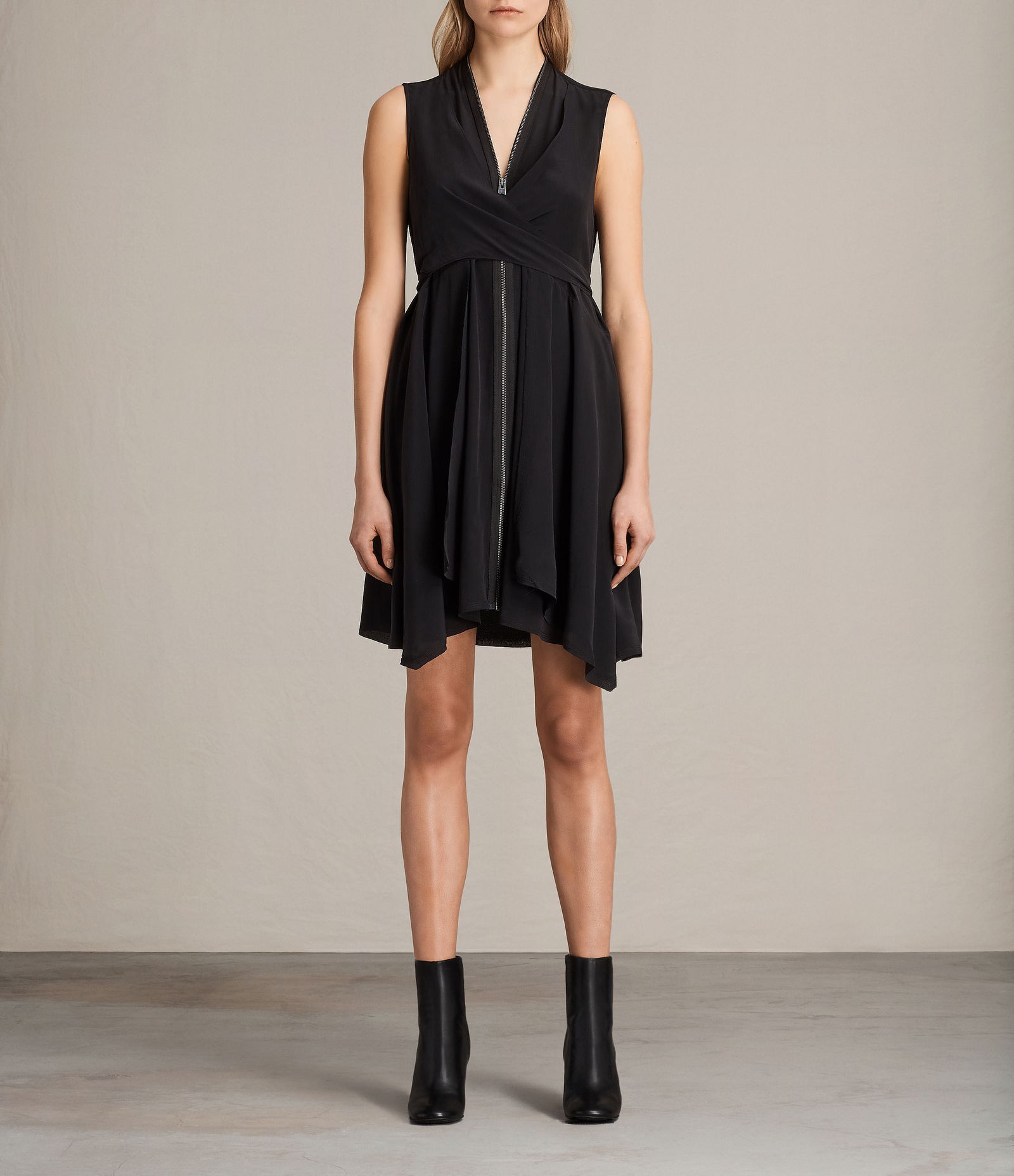 allsaints jayda silk dress ALLSAINTS Jayda Silk Dress