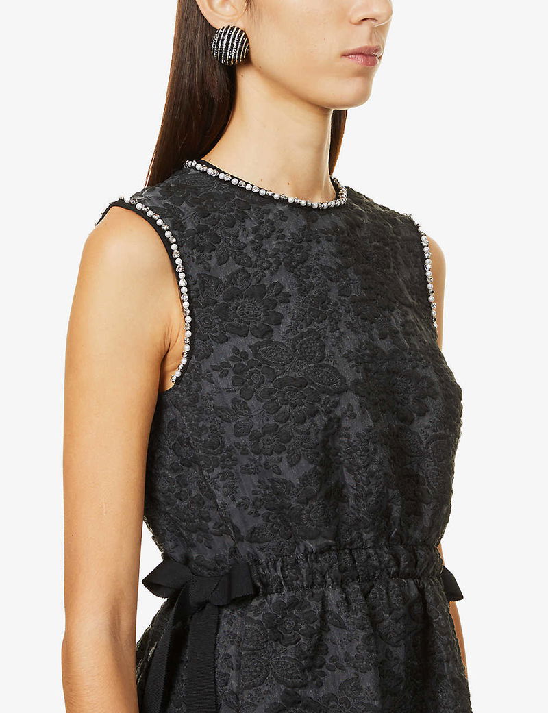 h and m lace dress Lace-inset satin dress  Newin.Style