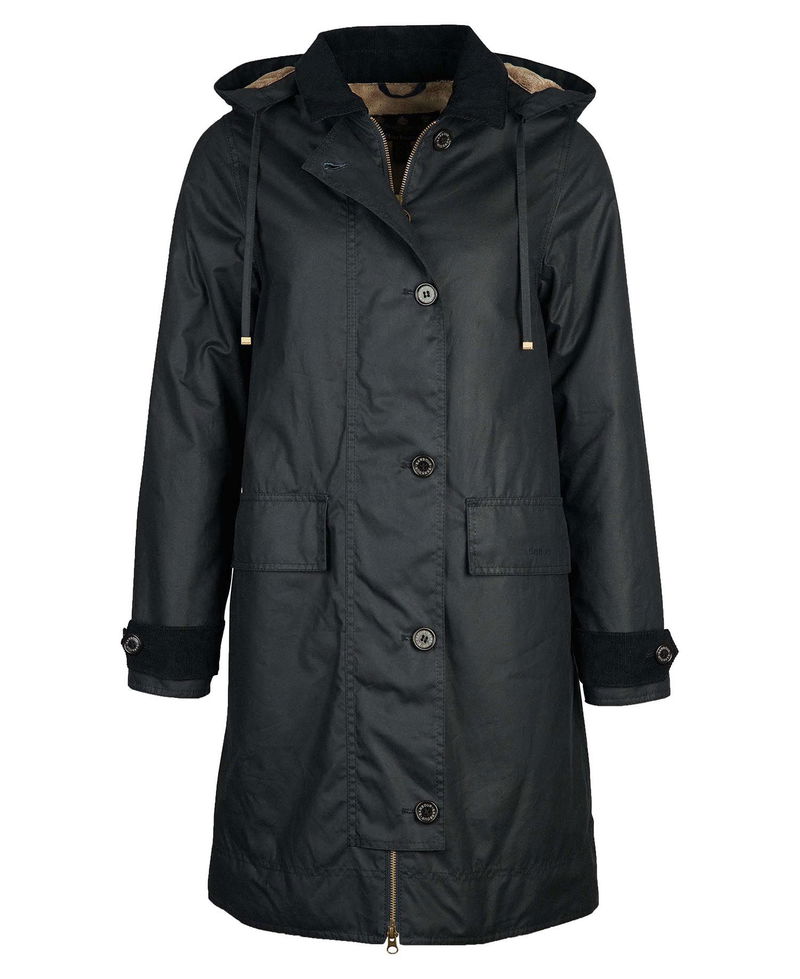 Clothing Jackets Barbour Maddison Wax Coat BARBOUR Baddesley Wax Jacket  Endource