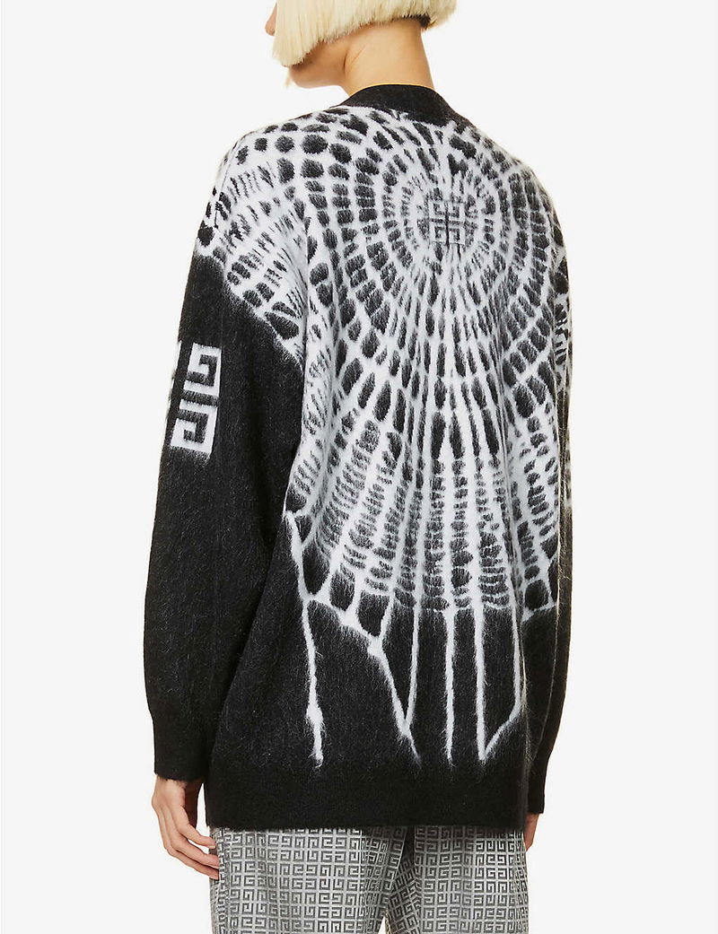 Givenchy Sweater In All-Over Intarsia Mohair And Wool - ShopStyle