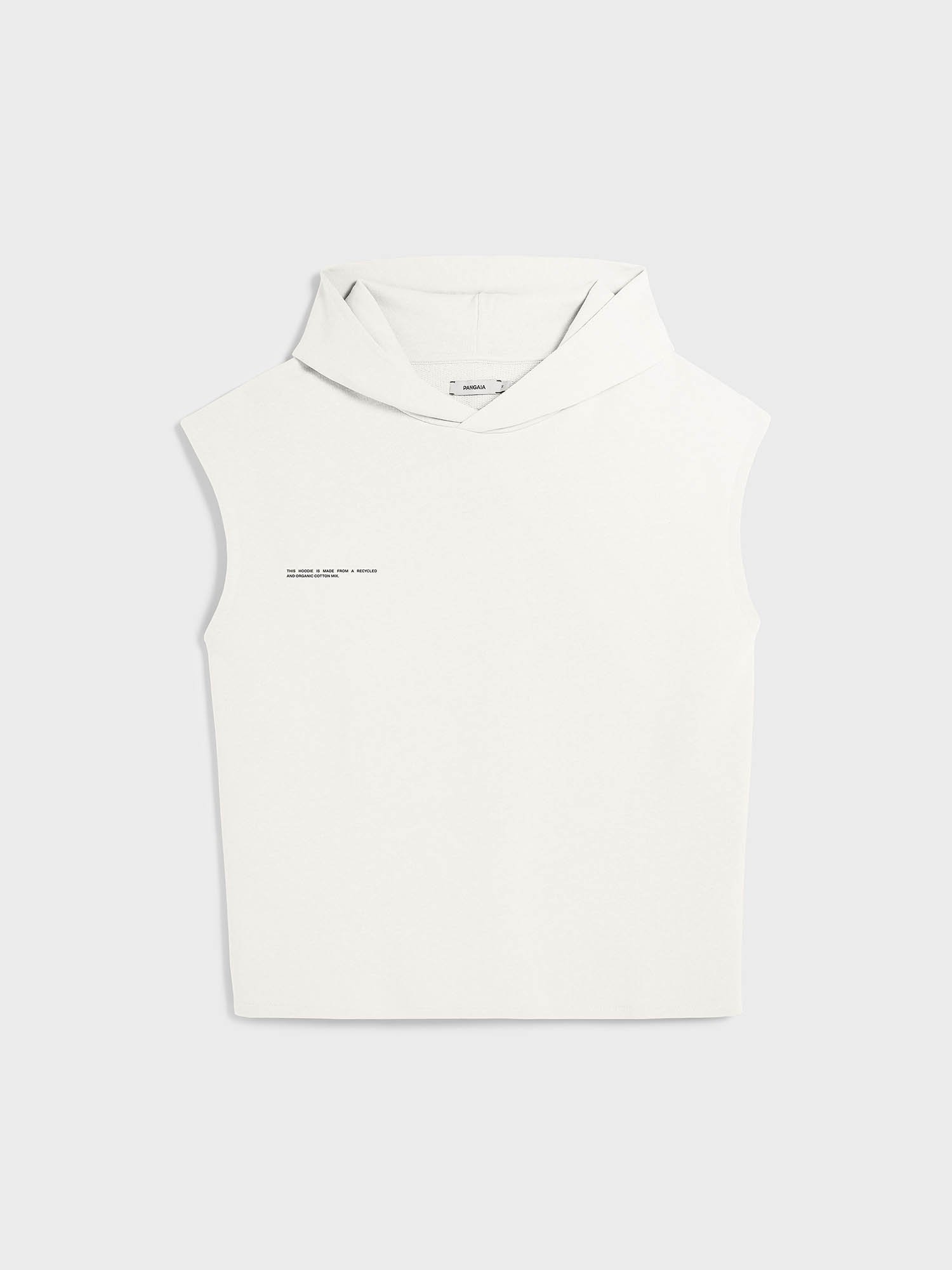 Cotton zipper sleeveless shirt