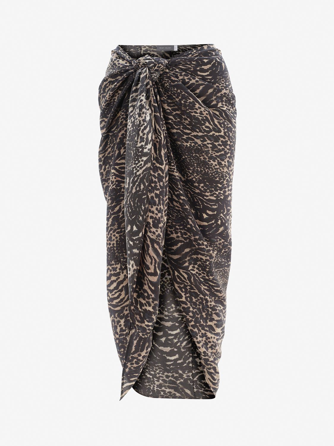 DRAPED WRAP MAXI SARONG WITH TIE WAIST ANIMAL ALCHEMY
