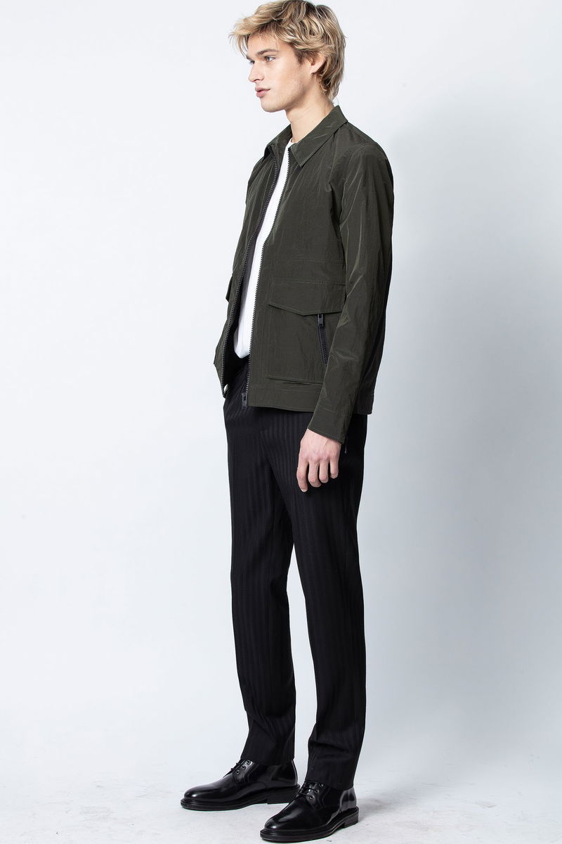 ZADIG & VOLTAIRE Bobby Jacket in Khaki | Endource