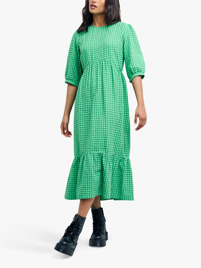 NOBODY'S CHILD Rachel Gingham Dress | endource
