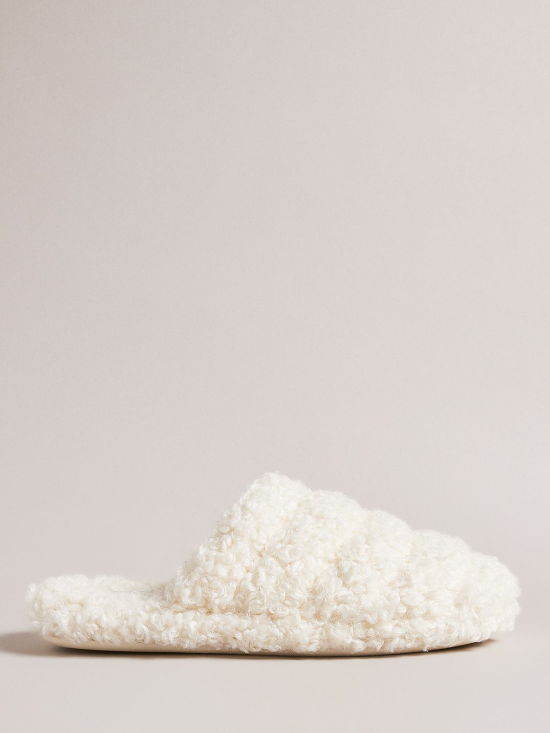 TED BAKER Luvdey Borg Faux Fur Mule Slippers endource