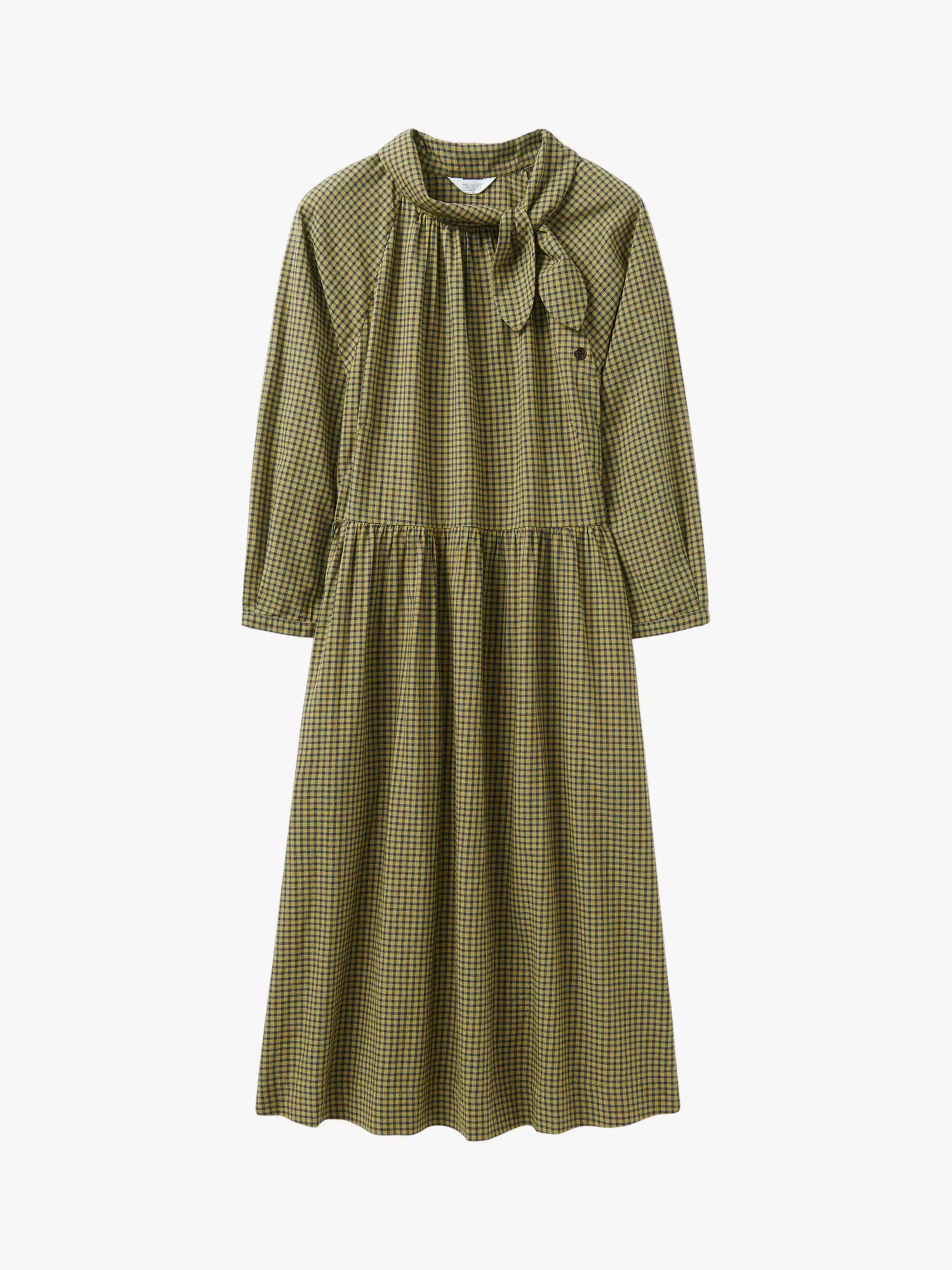 TOAST Toast Ora Check Cotton Dress | endource TOAST Toast Ora Check Cotton Dress | endource