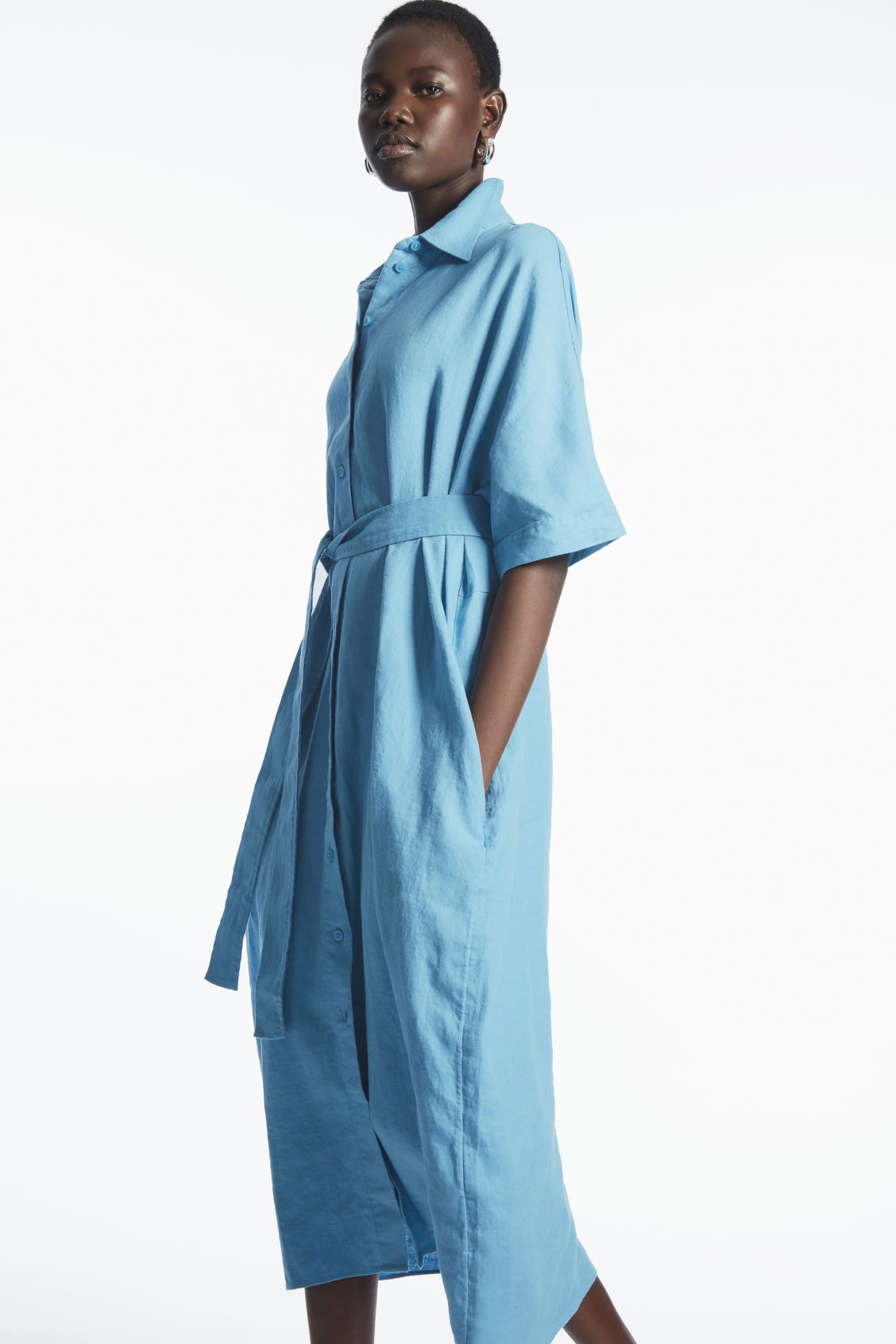 COS Belted Linen Shirt Dress | endource COS Belted Linen Shirt Dress | endource