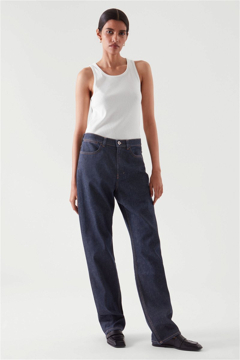 Relaxed Straight-Fit Jeans