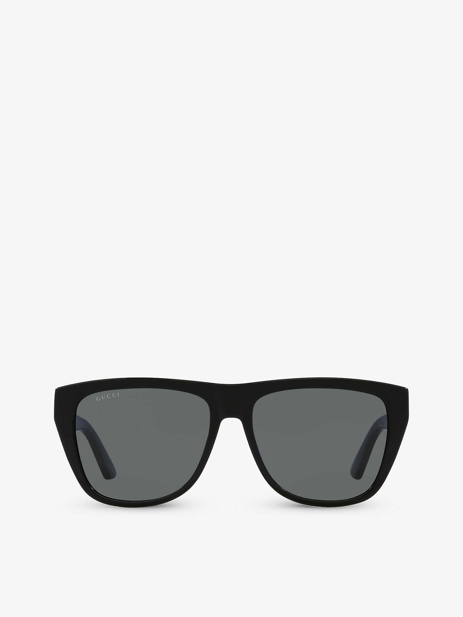 GUCCI GG0926S Rectangular-Frame Acetate Sunglasses in BLACK | Endource