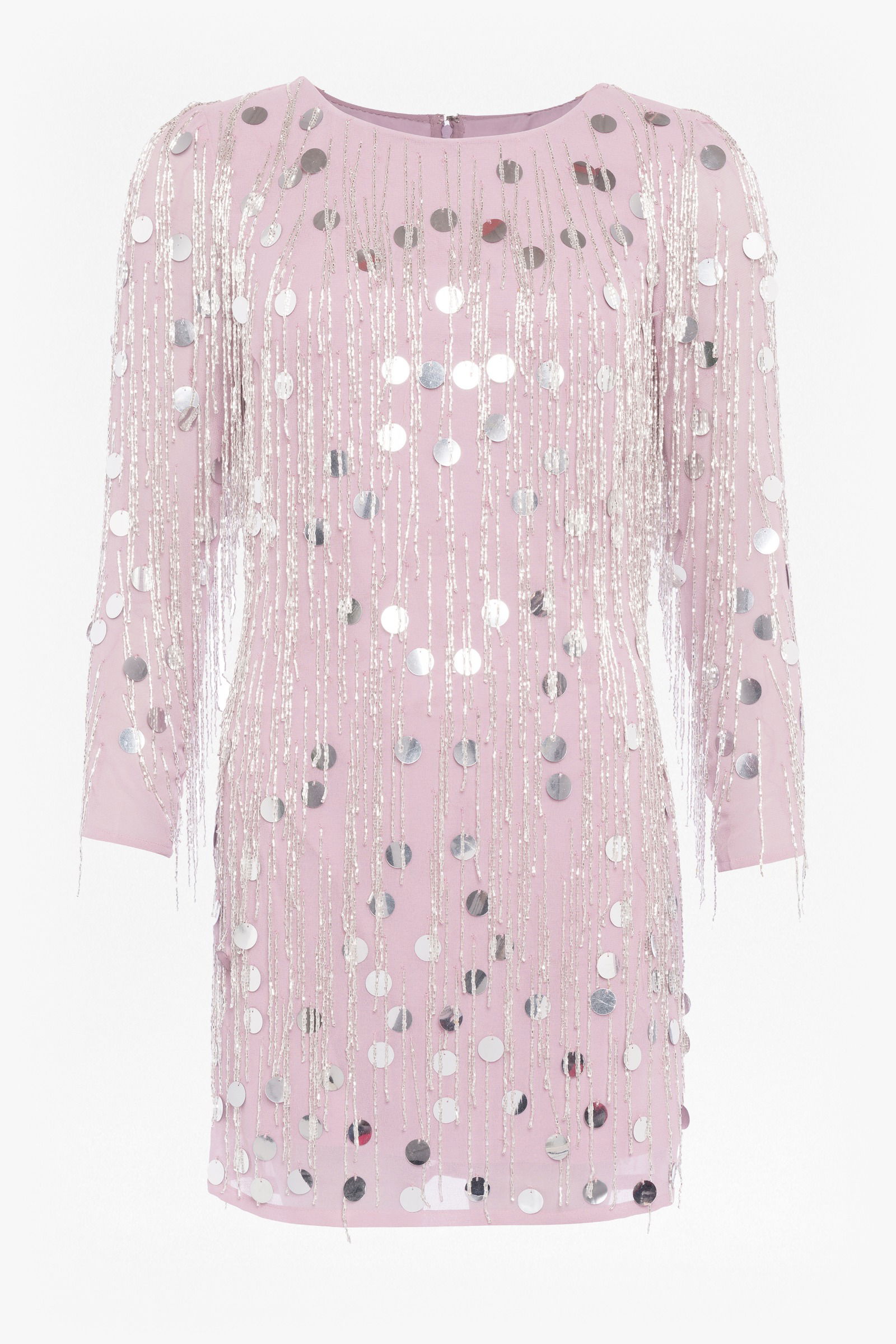 FRENCH CONNECTION Baani Fringe Beaded Tunic Dress | endource FRENCH CONNECTION Baani Fringe Beaded Tunic Dress | endource