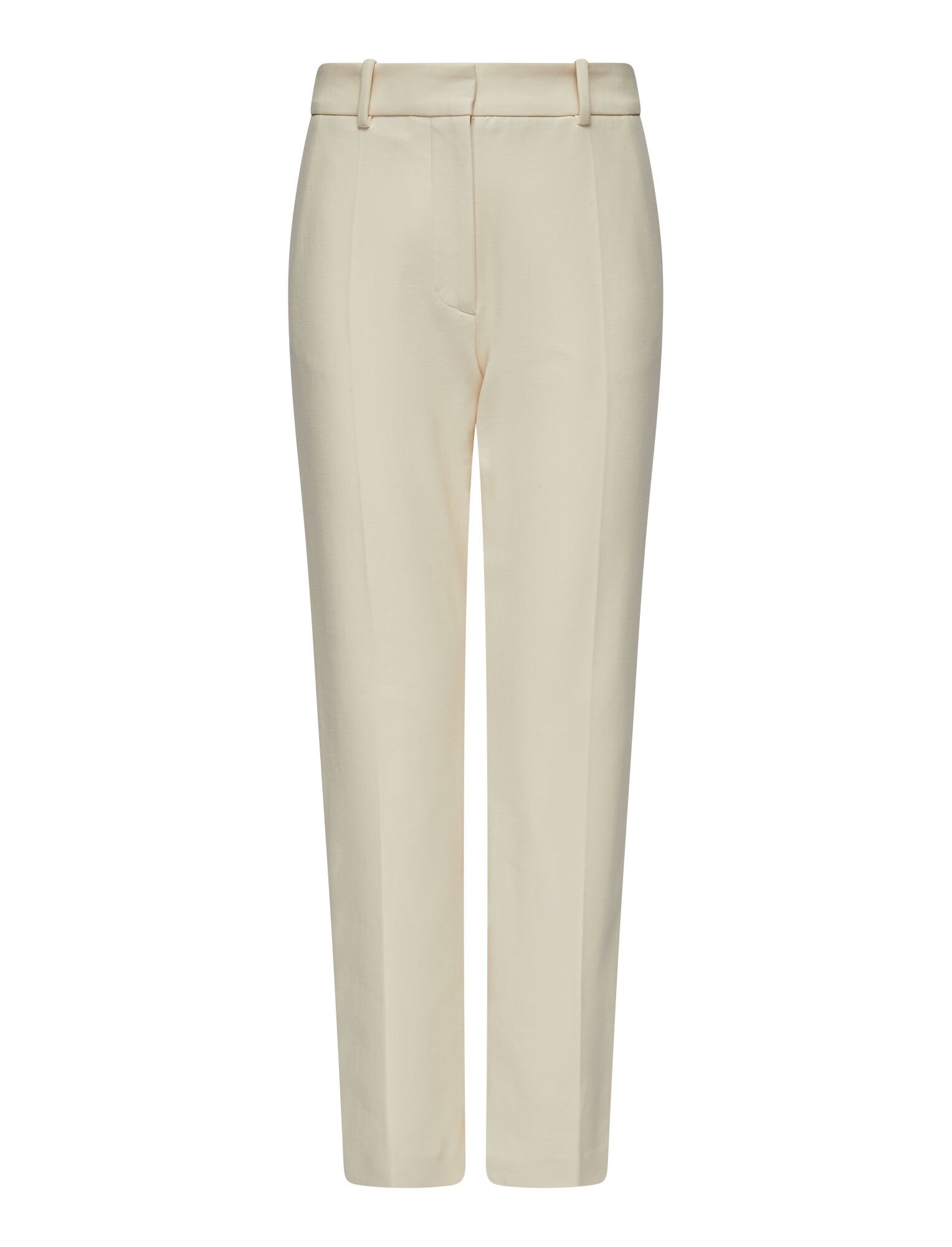 JOSEPH Bi-Stretch Toile Coleman Trousers in Straw | Endource