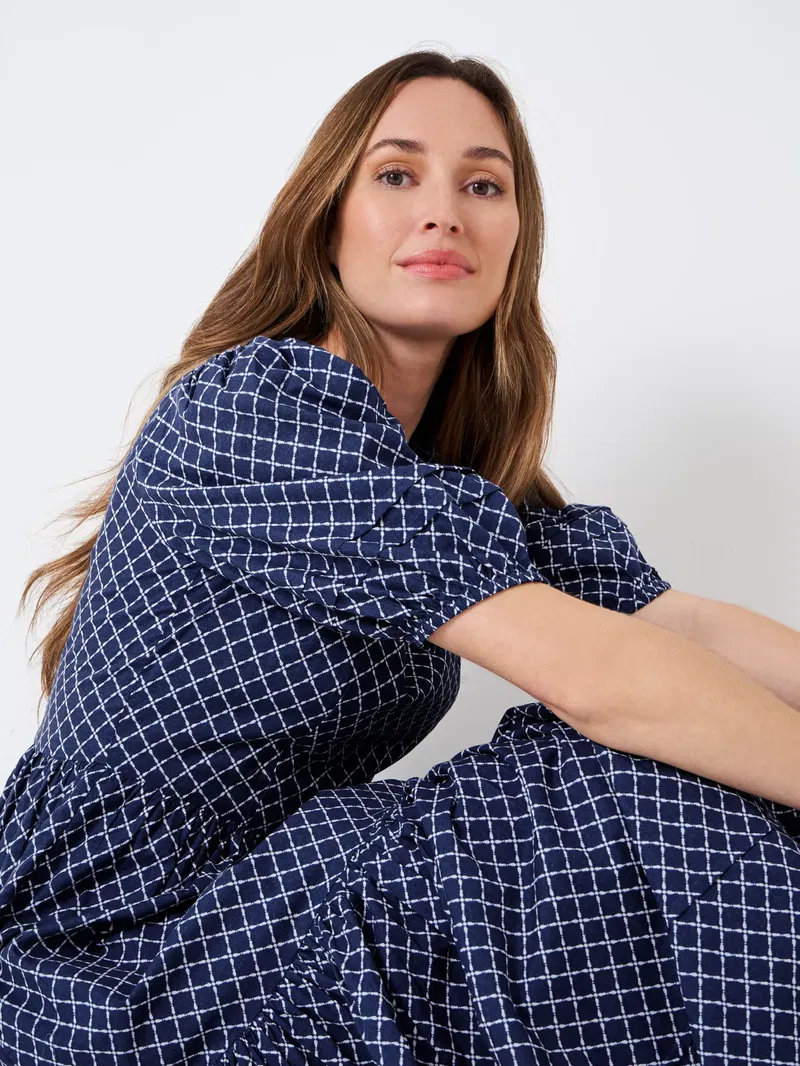 eleanor jersey midi dress 61% off CREW CLOTHING Square Neck Et ochs