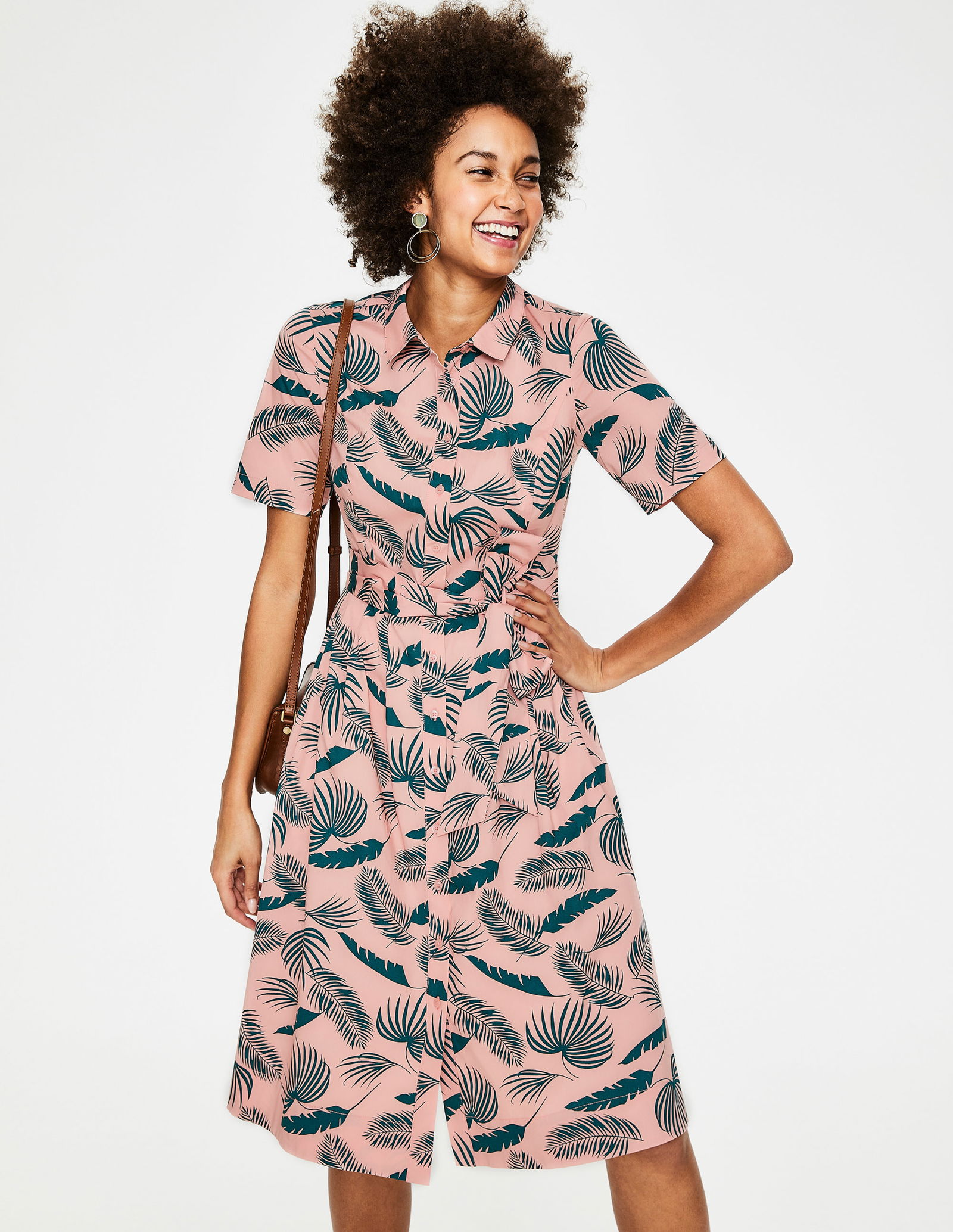anastasia shirt dress boden Boden Anastasia Midi Dress, White
