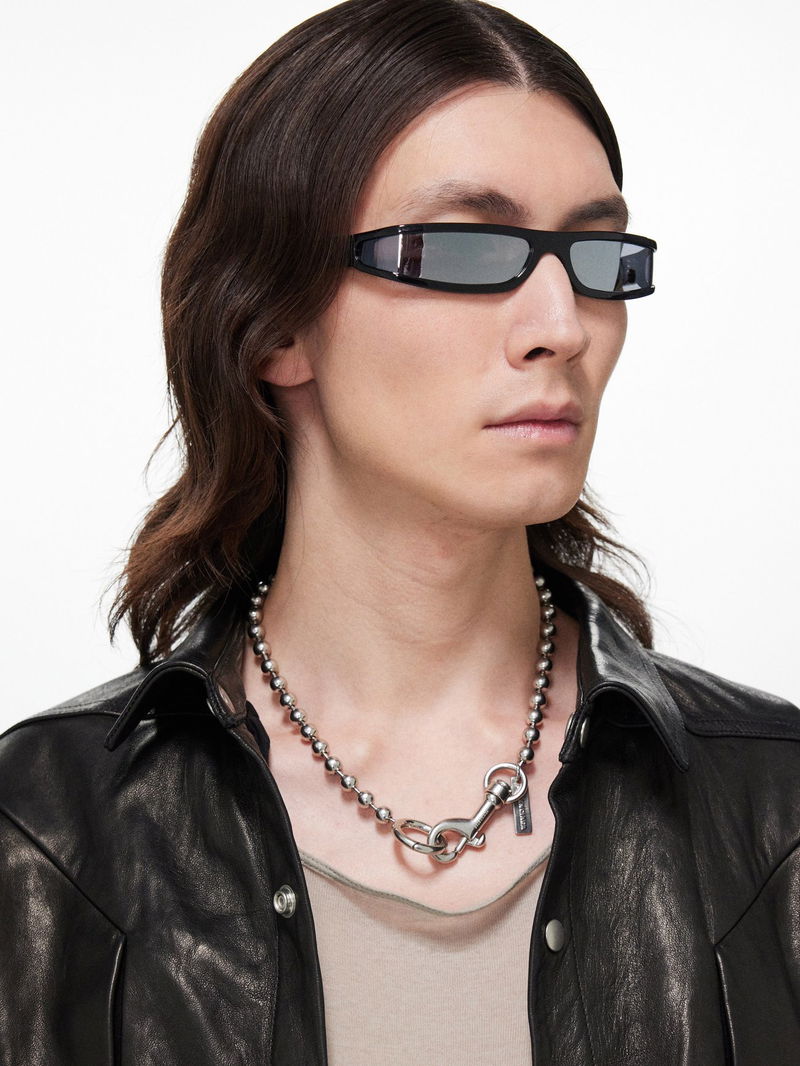 Rick Owens Fog D Frame Acetate Sunglasses In Black Endource 8830