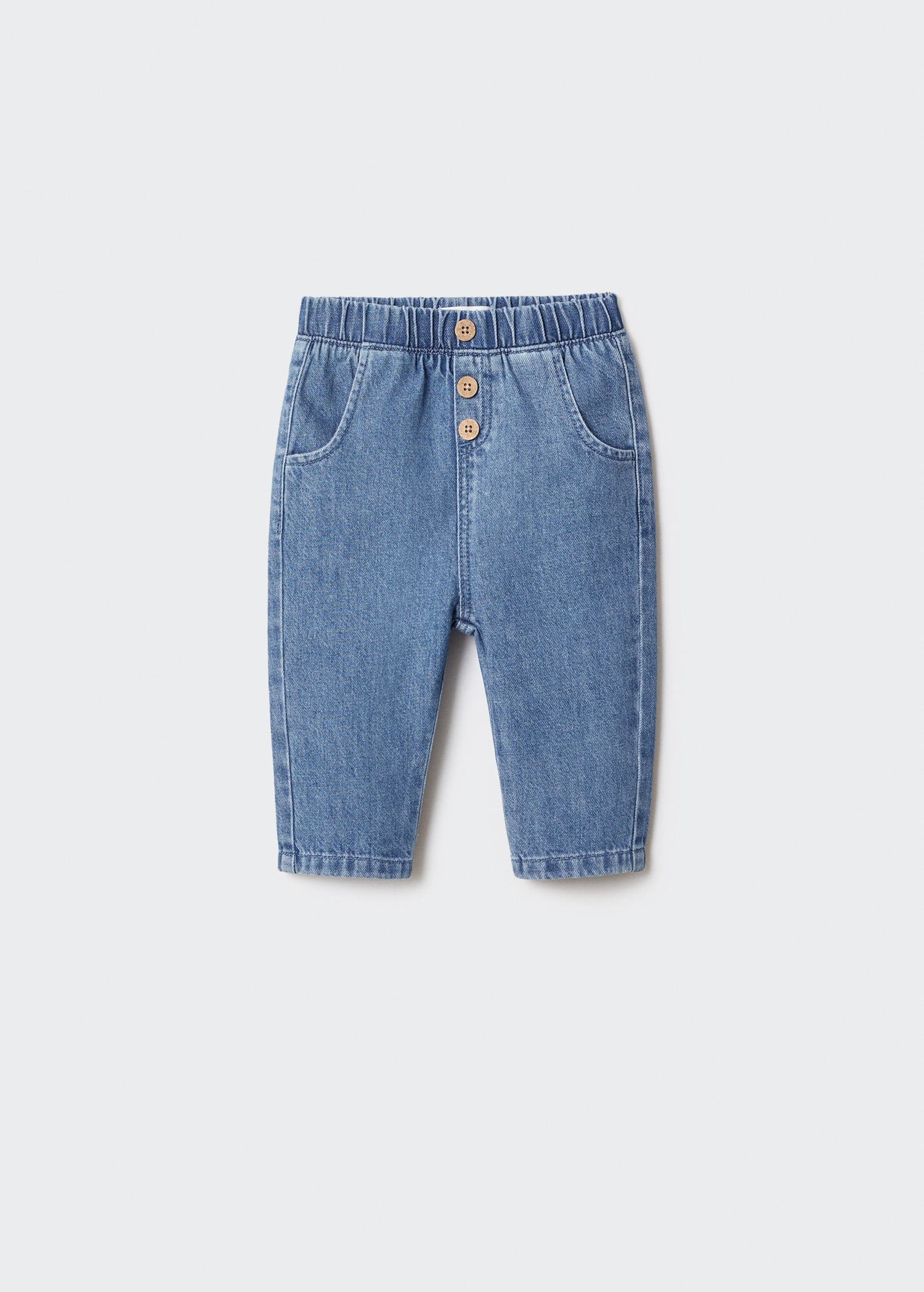 MANGO MomFit Jeans in Medium Blue endource