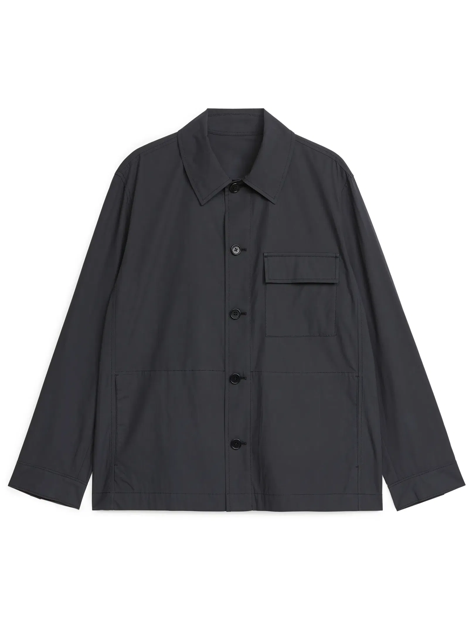 Cropped Boxy Jacket with Utility Pockets