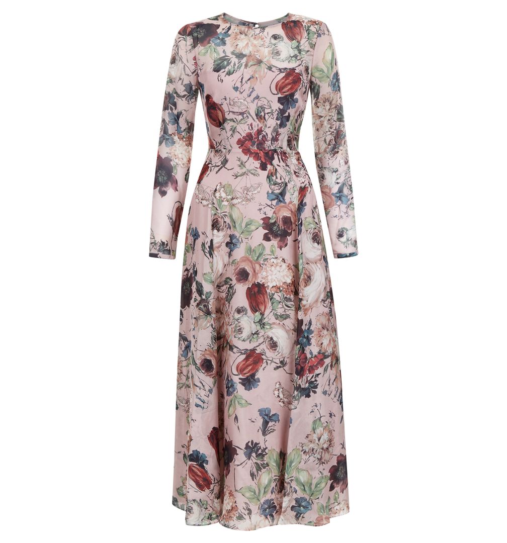 hobbs rosabelle silk floral dress Rosabelle Silk Floral Dress