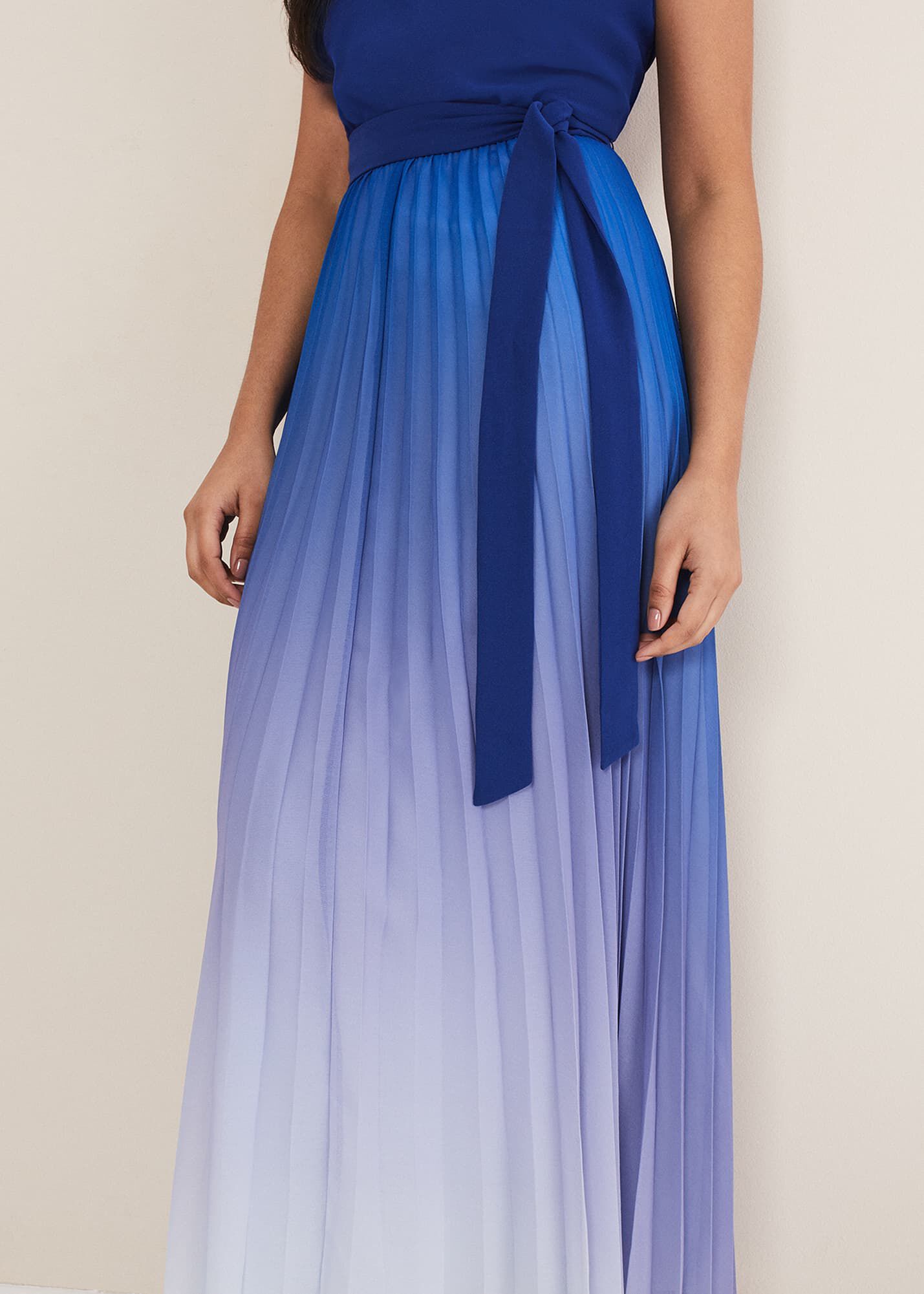blue stone for wound dressing Blue Ombre Criss Cross Back Maxi Dress  PinkBlush