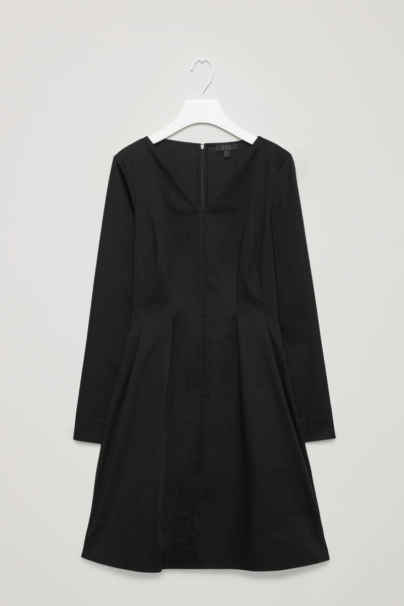 COS Waisted V-neck Dress | Endource