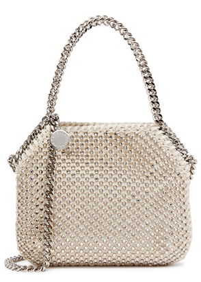 Stella McCartney Handbags Falabella Mini Crystal Mesh and Satin Bag in  Silver – Hampden Clothing