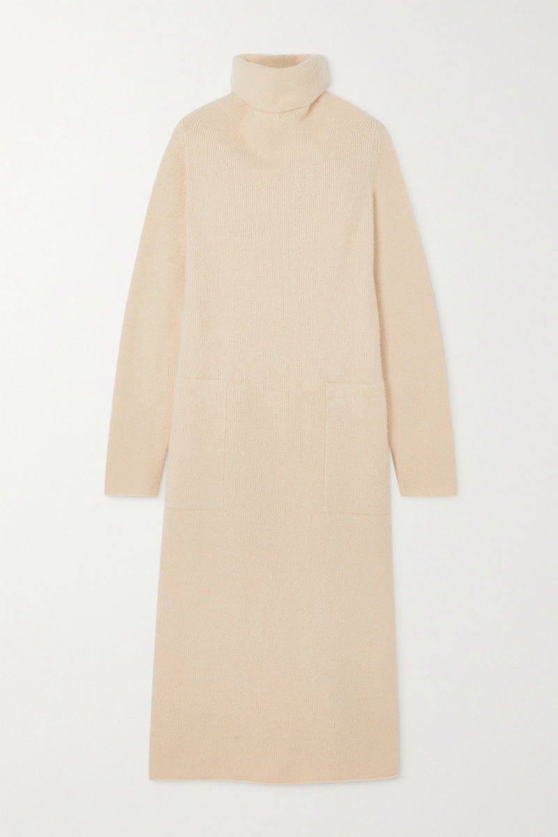 LAUREN MANOOGIAN Cashmere-Blend Turtleneck Maxi Dress endource