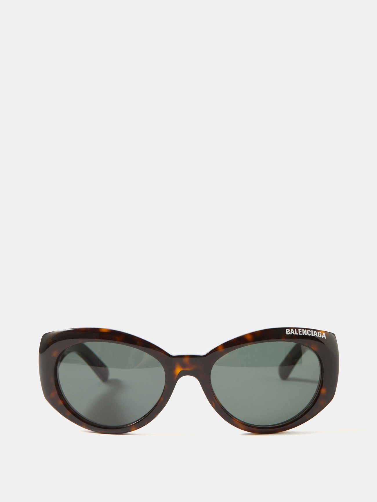 Balenciaga BA128 Tortoise Round Cat-Eye Sunglasses Balenciaga BB0330SK Cat-Eye Sunglasses | EyeOns.com main image 3