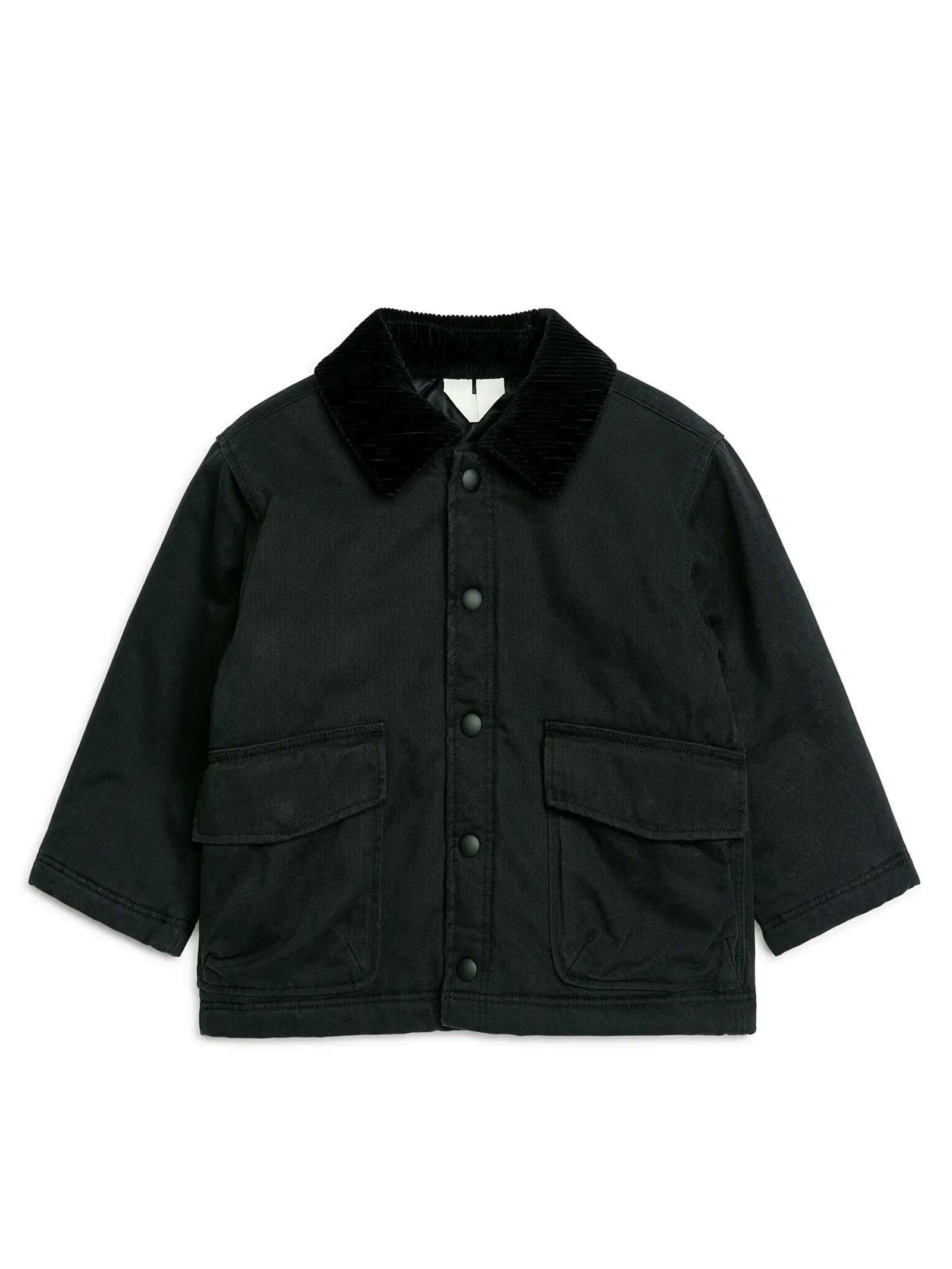 Collared Corduroy Belted Jacket main image 0