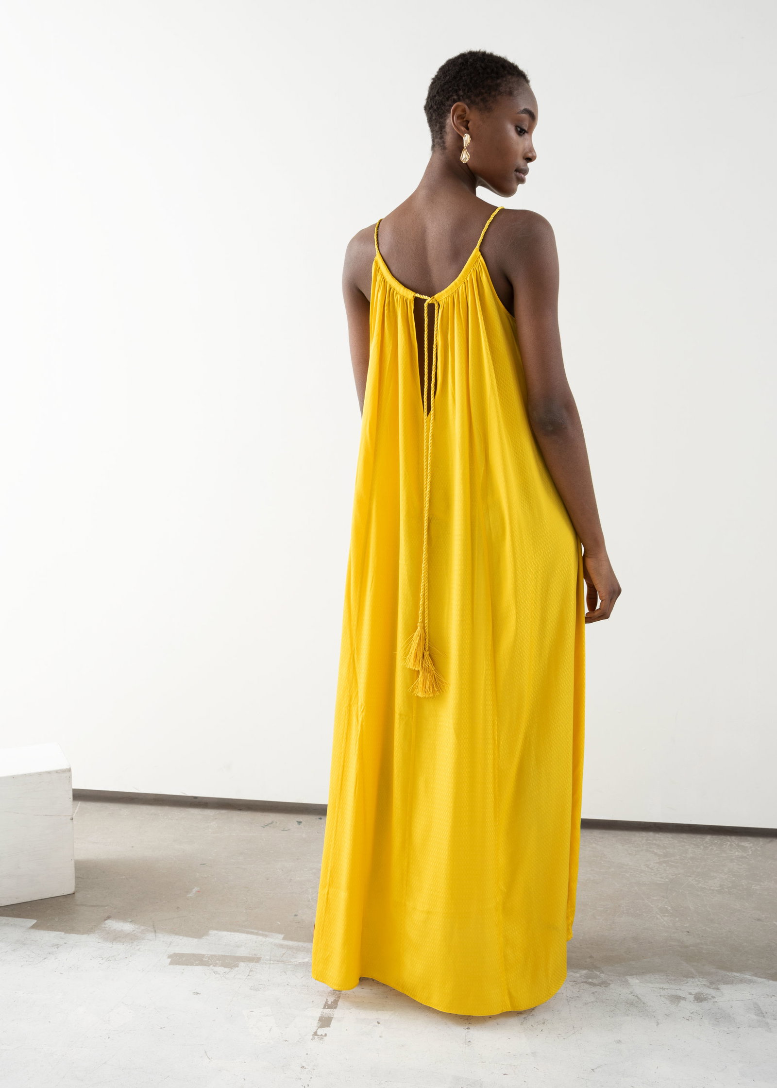 knee length dresses for ladies Braided Strap Maxi Dress