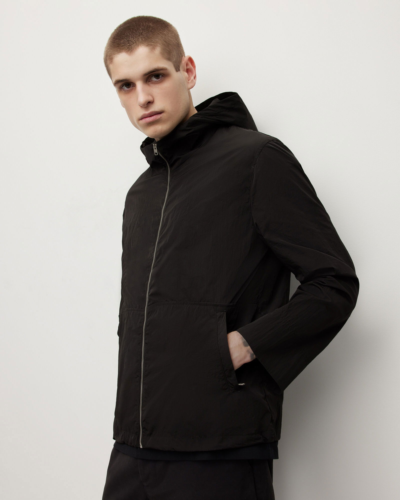 ALLSAINTS Torre Ramskull Jacket in Black | Endource