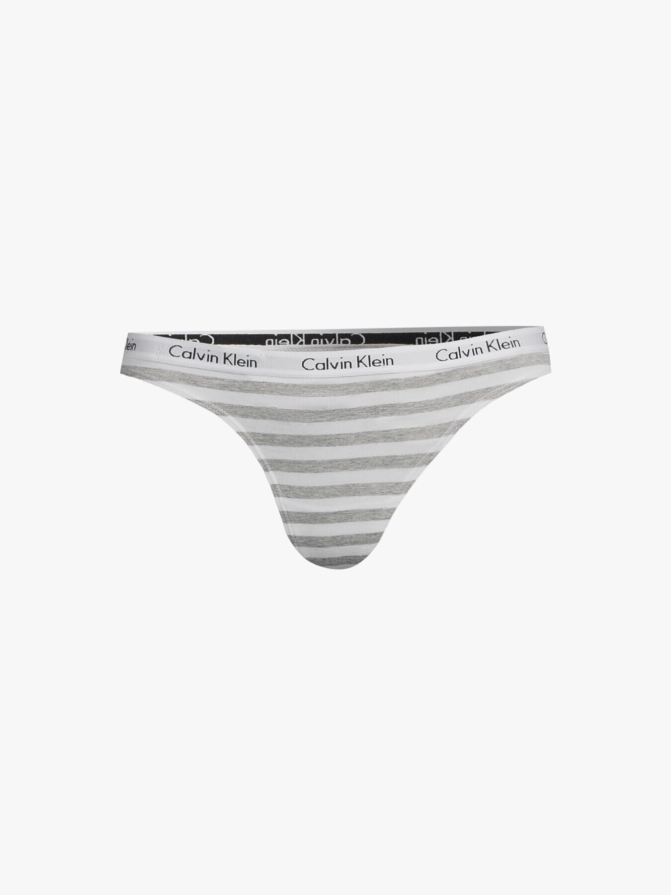 Calvin Klein Carousel Thong In Feeder Stripe Deep Searose - FREE