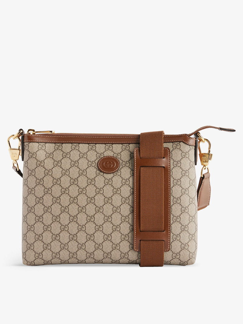 Ophidia GG Canvas Messenger Bag in Red - Gucci