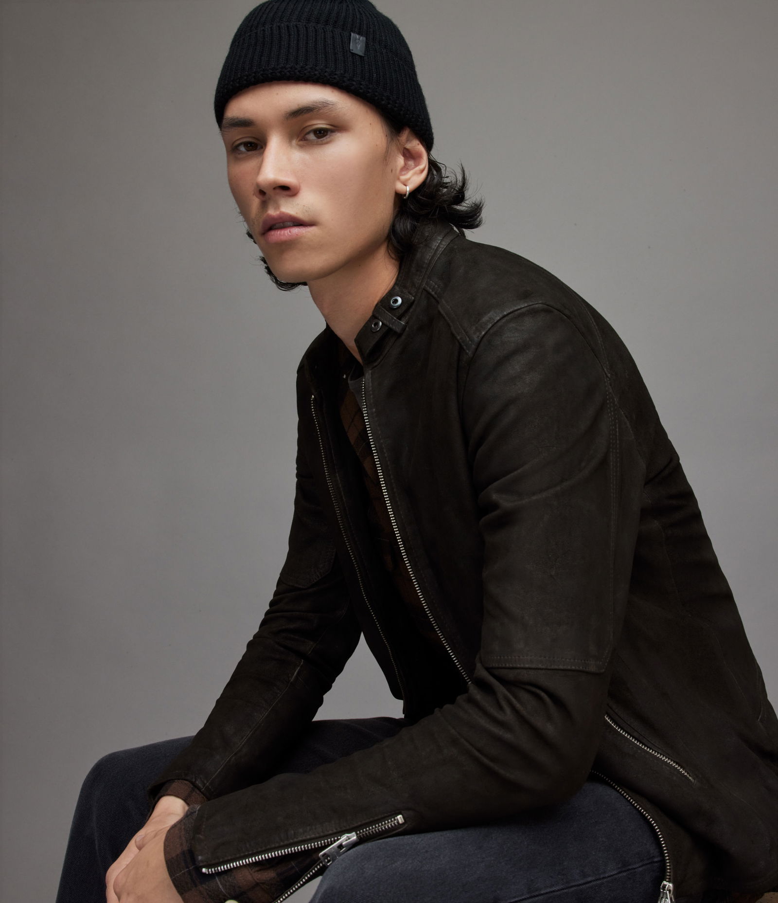 ALLSAINTS Cora Suede Bomber Jacket | endource