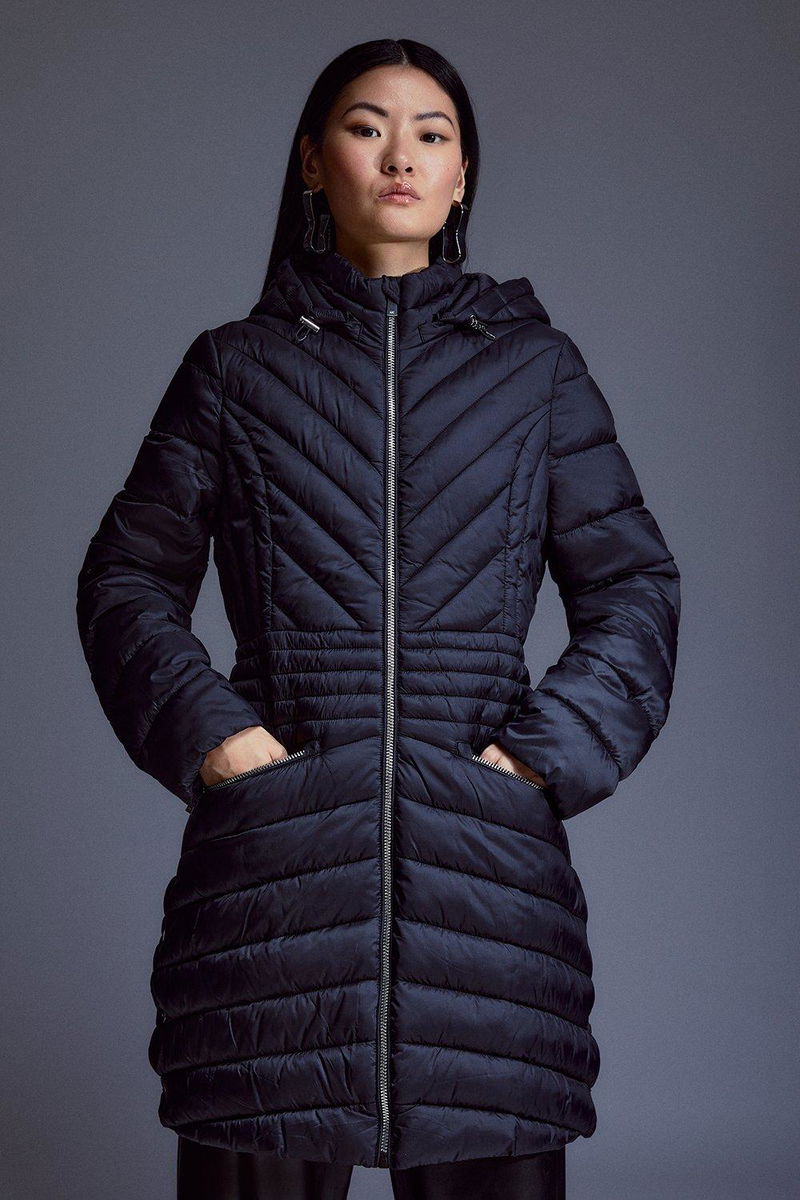 Packable Coat Karen Millen Parka KAREN MILLEN Lightweight Mid