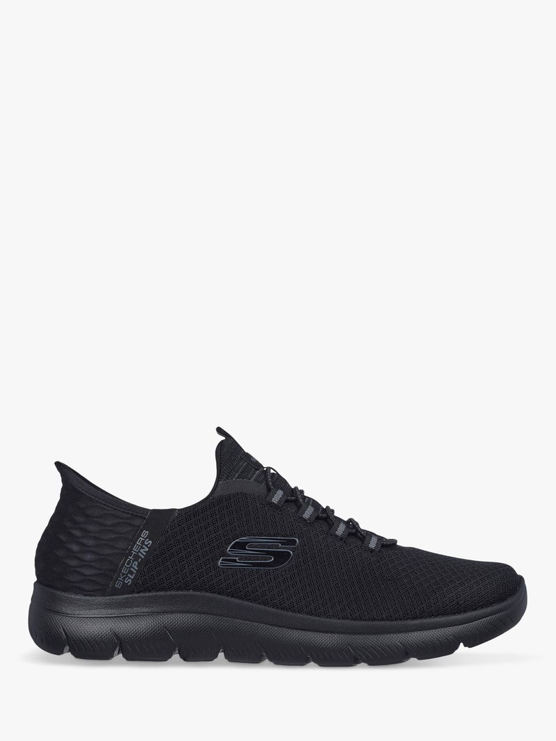 SKECHERS Slip-ins: Summits Trainers in Black | Endource