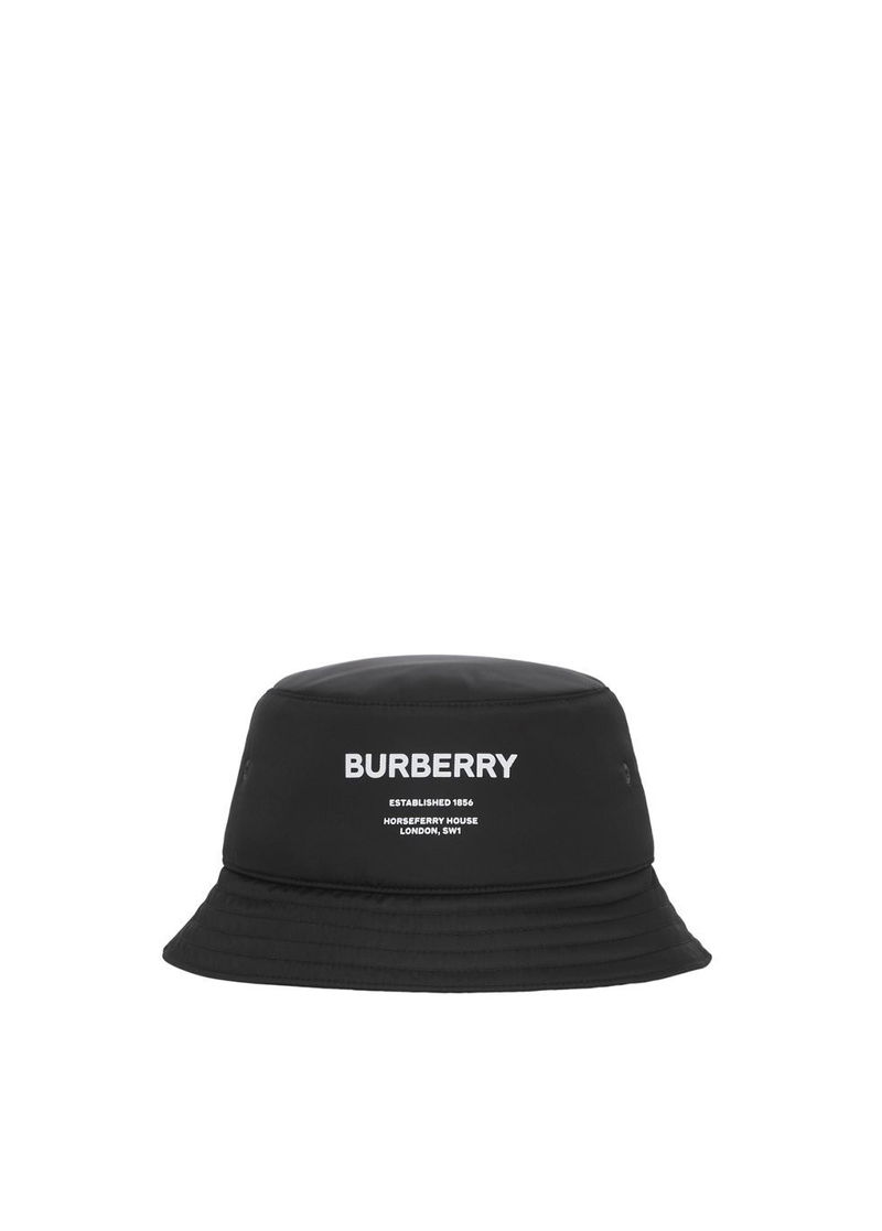 BURBERRY Horseferry Print Nylon Bucket Hat | endource display picture 1
