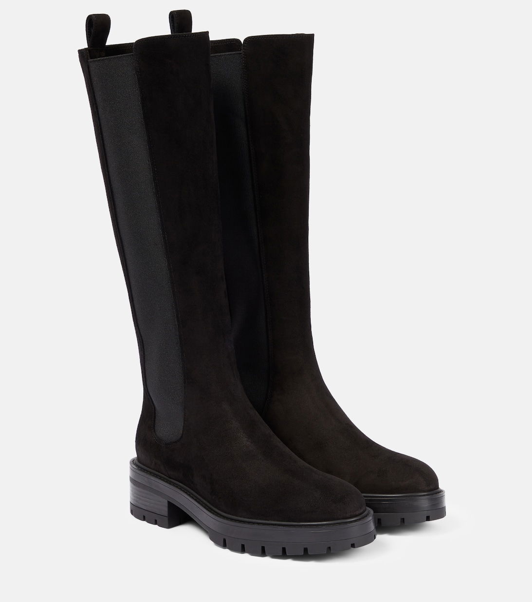 AQUAZZURA Crosby Suede Chelsea Boots | endource