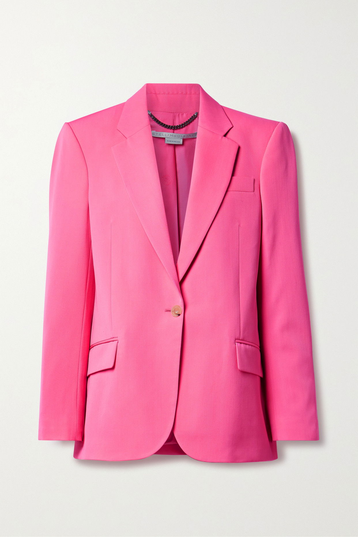 STELLA MCCARTNEY Wool Twill Blazer in Pink | Endource