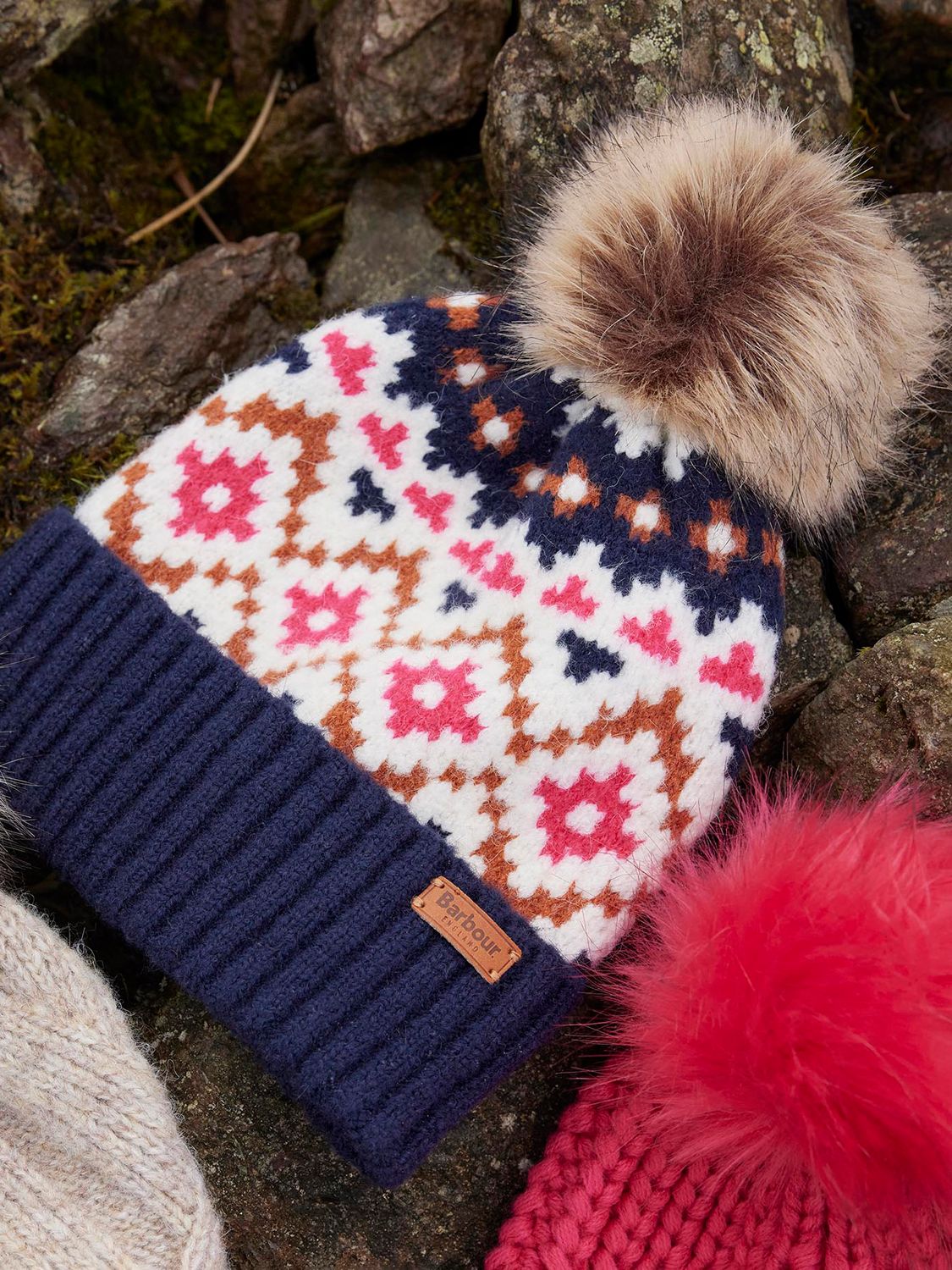 BARBOUR Claudia Fair Isle Beanie | endource