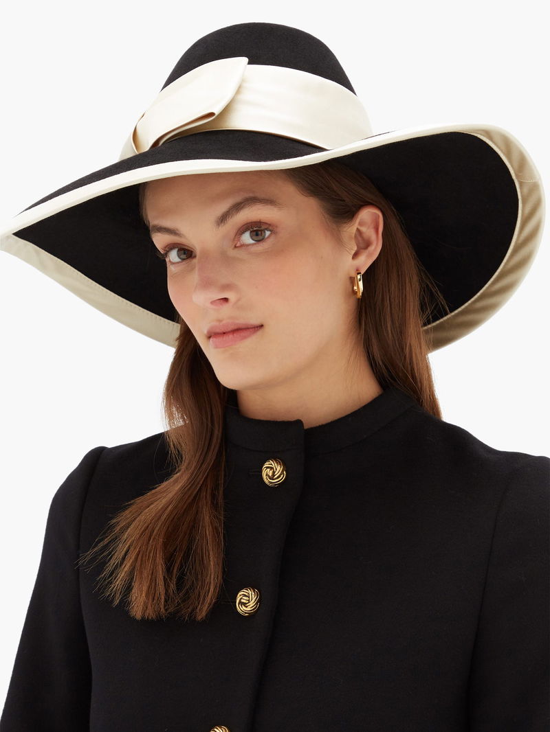 COPY - Gucci felt hat with Satin Aurora bow , Lilic and Ivory, brand new Gucci | Accessories | Copy Gucci Felt Hat With Satin Aurora  main image 2
