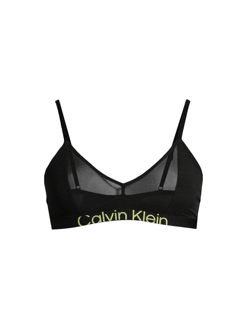 Calvin Klein Intrinsic Lace Triangle Bra, Black at John Lewis & Partners